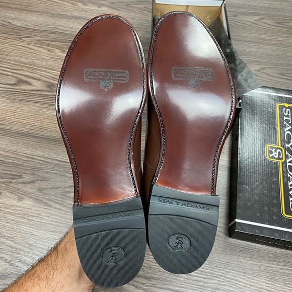 NEW Stacy Adams Madison Brown Oxfords 11 D main image 6